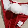 European & American Satin Christmas Charm Pajama Set: Sexy, Fun Homewear with Suspenders & Shorts