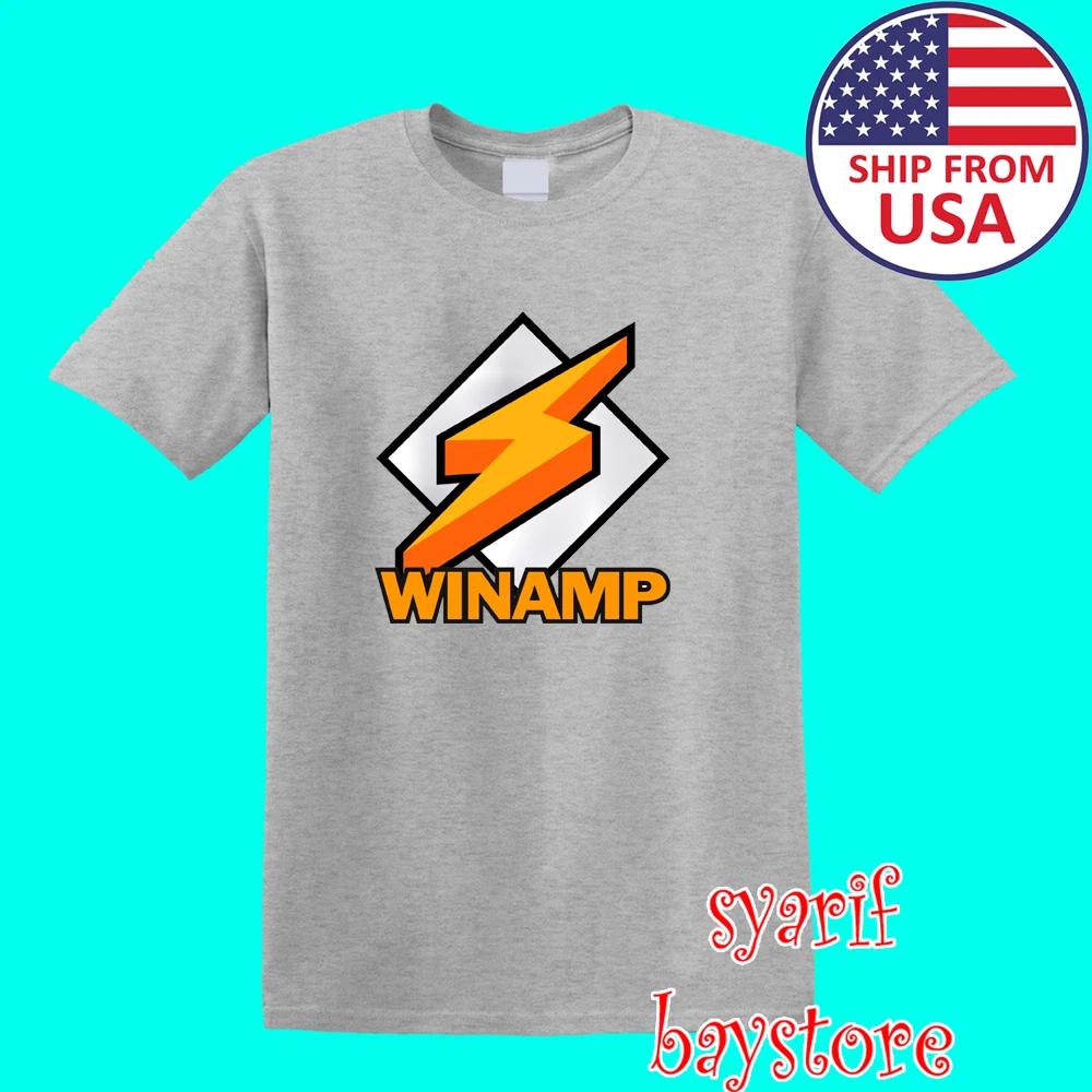 Winamp Old Men s Grey Size S to 5XL 4XL