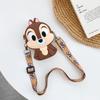 Mickey Mouse New Coin Purse Wallet Minnie Shoulder Messenger Bag Cute Card Bag Cartoon Silicone Storage Bag Fashion