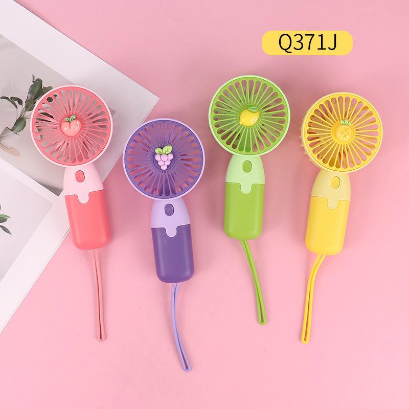 USB Rechargeable Mini Flower Handheld Fan for Girls – Portable Summer Gift