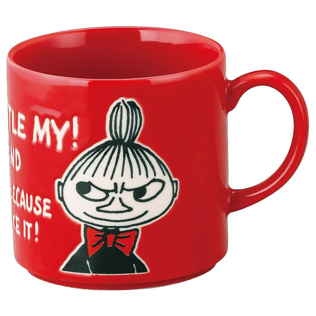 Yamaka Shoten MOOMIN Wooden Boxed Large Diameter x Height a Little Day Novelty Gift for Birthday Made in (Moomin) Mug, Size, 350ml, 8.5cm 8.5cm, "I'm
