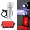 1 Set Front Back Set Bike Lamp 5 LED Bike Front Rear Light Set Riding Lights  for Mountain,Road Bike