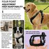 H Type Reflective No Pull Dog Harness with Poop Bag, Adjustable Padded Pet Vest with Secure Dual Buckles for Small Medium Dogs