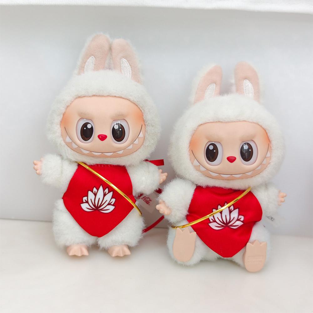 Clothes for 17cm Labubu Fashion Clothes Cape Bibs Cozy Miniature Clothes Doll Mini Fashion Accessories