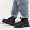 HEYANG Men's Fashion Height-Boosting Punk Boots - Thick-Soled Casual Design