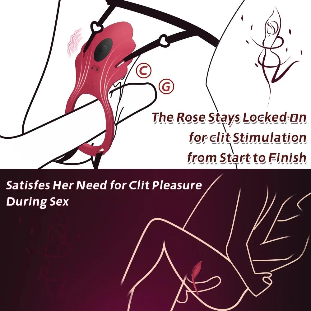 Panties Clitoral Stimulation Masturbator Vagina Massage APP Control Wearable Couples Vibrator Wireless  Adult Sex Toys for Women