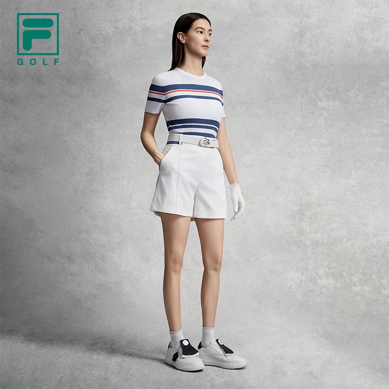 Fila Classic Simple Comfortable Casual Shorts Women Shorts Jade-White A11W625820FWT