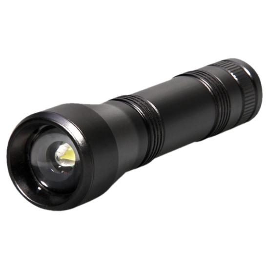 Aluminum Alloy Super Bright USB Rechargeable LED UV Light Flashlight Torch Lamp
