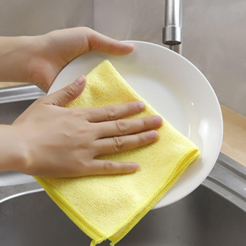 20Pcs Thickened Microfibre Cleaning Cloths Soft Household Cleaning Towels  House Cleaning