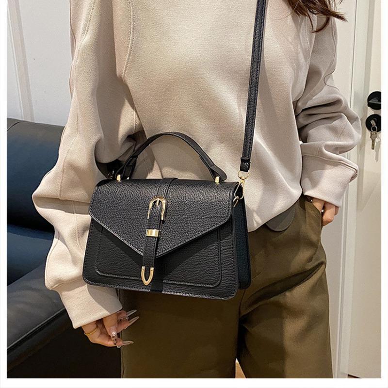 Women Minimalist Casual Small Square Crossbody Shoulder Bag For Daily Commuting