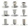 INS Style Silver Diamond Candle Holder - Western Restaurant Table Decoration