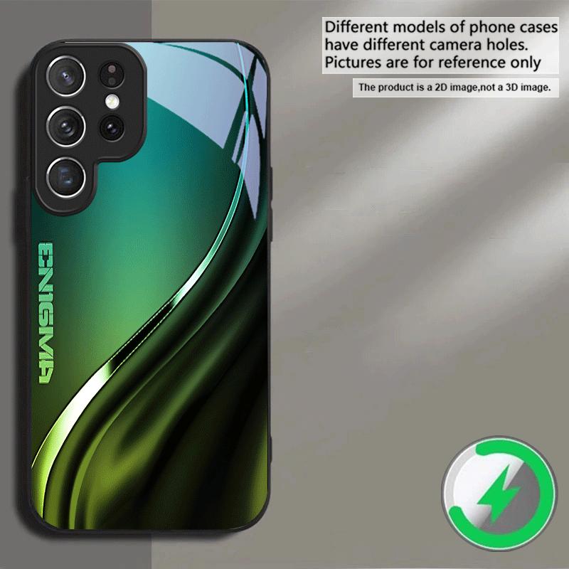 

Градієнтне сіре Для Samsung S26 S25 S20 Ultra S21 Pro S22 Plus S23 FE S24 Ultra S25 Edge Для Magsafe Скляний чохол для телефону Galaxy S22 5G