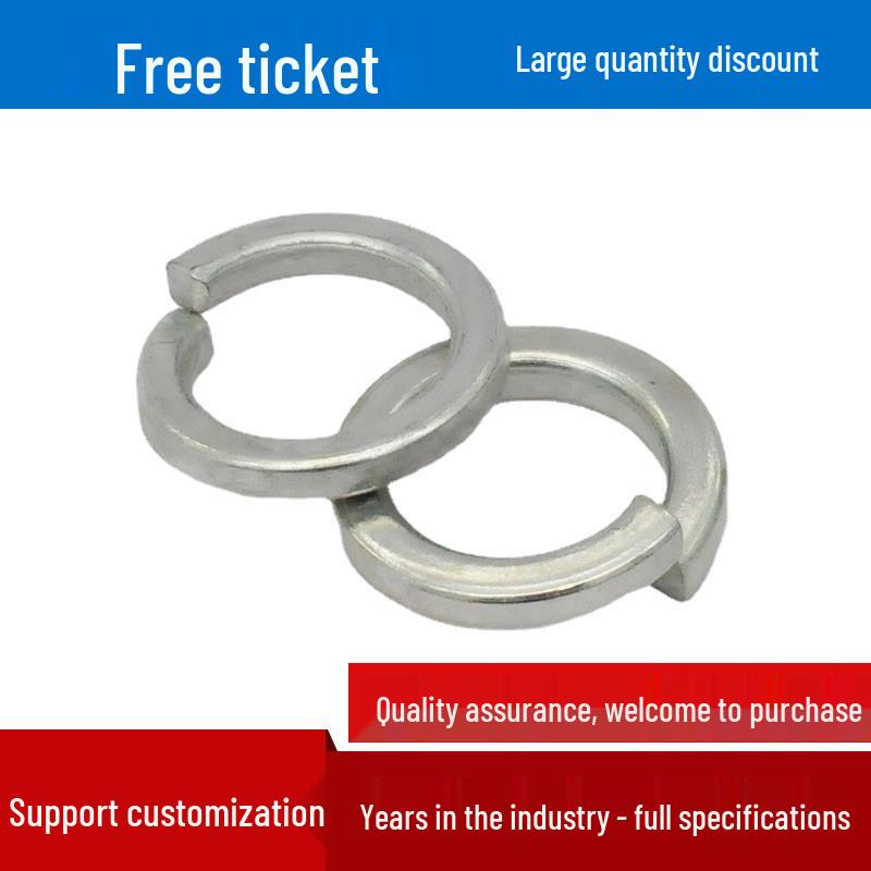 Galvanized Elastic Locking Spring Washer Set (M6 to M20) M20 - approx 49 pcs per pound