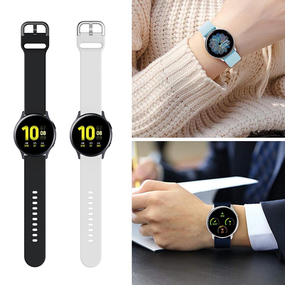 Strap+Case for Samsung Galaxy Watch 4/5/6/7 40mm 44mm PC Hollow Frosted Protector Bumper Cover Original Silicone Band