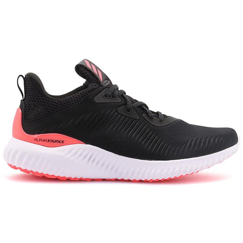 Adidas Alphabounce+ 'Black Signal Pink' Sneakers FZ2194