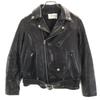 Leather Riders Jacket 150 Black Kid's Used