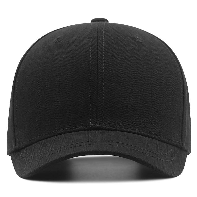 Autumn and winter large size hat men's short brim baseball cap big head circumference soft top equestrian hat short brim cap