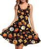 Summer Dress Casual Sleeveless Vest Cotton Skating Vest Short Medium and Long Dress