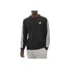 Adidas Dreistreifiges Colorblock Rundhals-Sweatshirt Herren Oberteile Schwarz IB4027