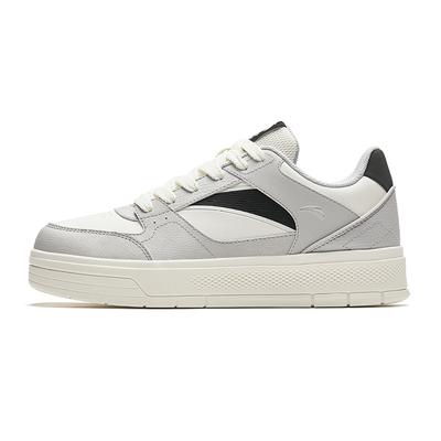 Slip Resistant Shock Absorbers With Abrasion Resistant Properties Low Top Skateboard Shoes Men's White Gray Black Sneakers 912418061-2