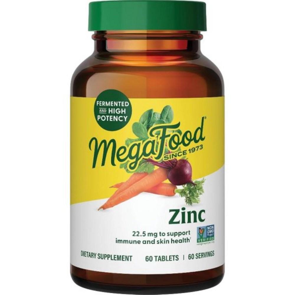 Mega Food Zinc Bisglycinate High Absorption Immunity 60 Tablets