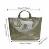 Tote Bag Transparent Jelly Bag Storage Bag Letter Prints Handbags Travel PVC Tote Bag  Swimming