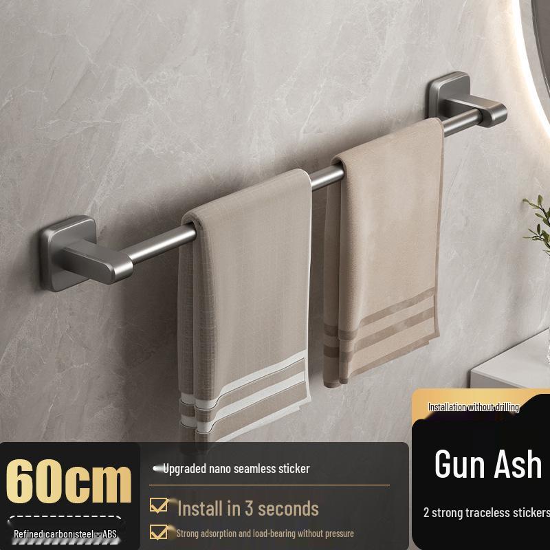 Punch-Free Wall-Mounted Multi-Functional Bathroom Storage Rack