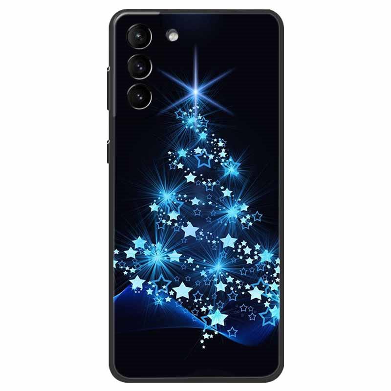 Christmas Case For Samsung S21 Plus Case S21 FE Silicone Soft TPU Cover for Samsung Galaxy S21 / S21 Ultra FE + 5G Case New Year