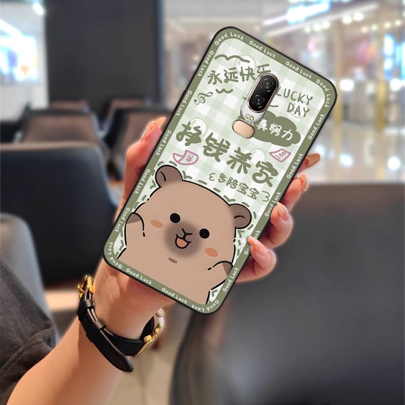 Full wrap Soft case Phone Case For OnePlus 6/1+6 Graffiti Fashion Design Phone Pouch Anti-knock TPU Couple Waterproof