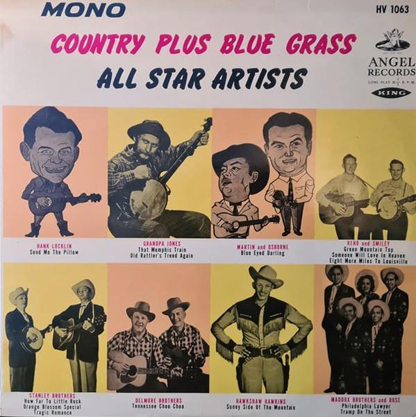 

LP Пластинка VARIOUS - Country Plus Blue Grass HV1063 ANGEL 1961 Япония Кантри/Фолк Б/У