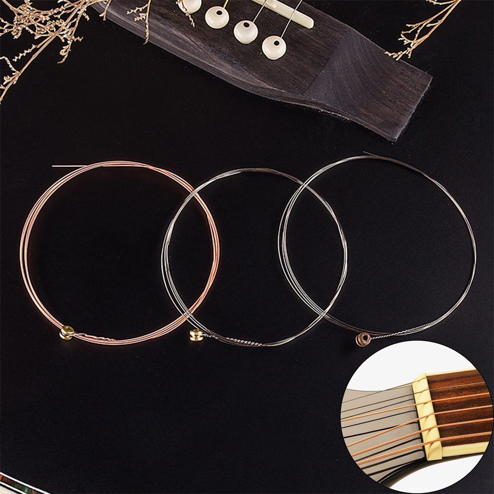 Stainless Steel Copper Folk Guitar Strings For Acoustic Folk Guitar