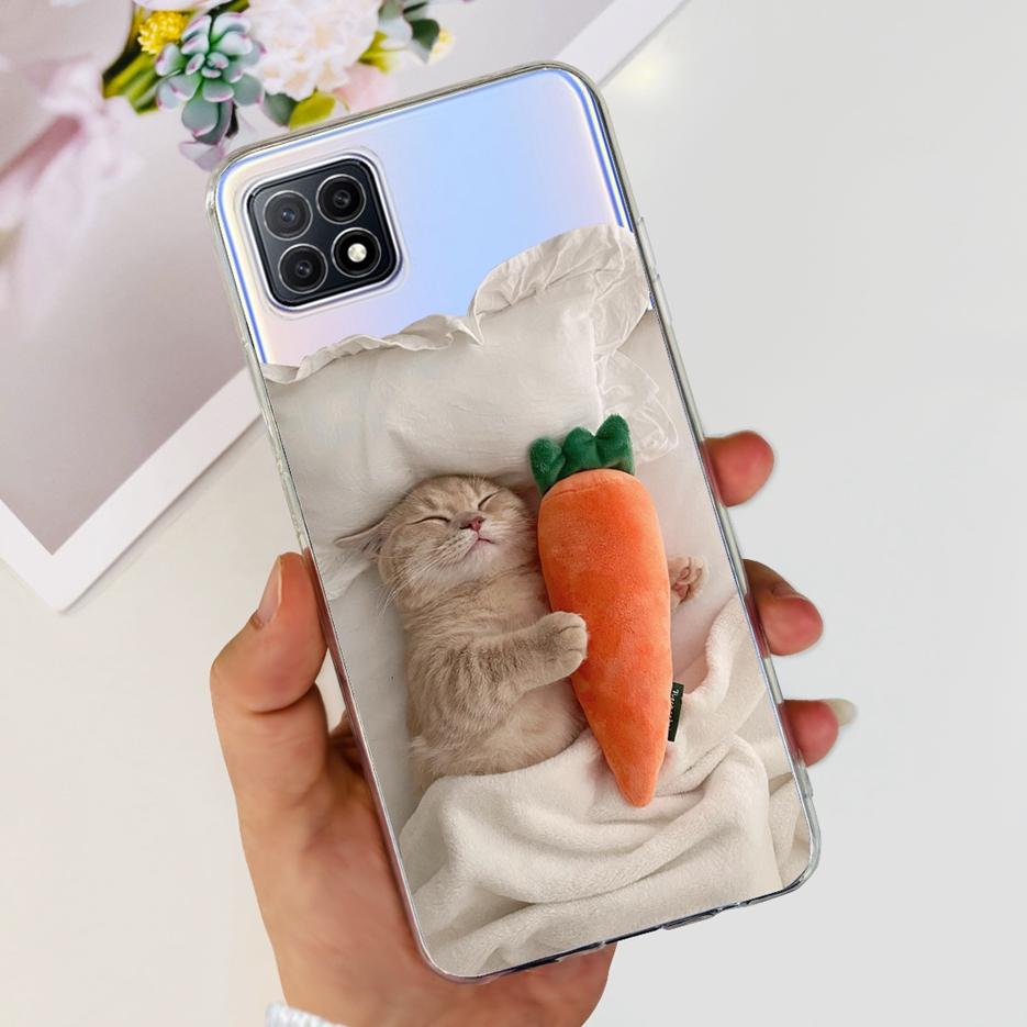 For Oppo A73 5G Case CPH2161 Stylish Painted Cover Clear Silicone Phone Case For Oppo A73 A 73 OppoA73 5G Back Cover Soft Fundas