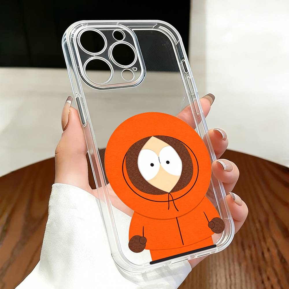 Kenny McCormick S-South Park Phone Case For iPhone 17 16 15 14 13 12 11 Mini Pro Max Plus Transparent Cover iPhone13PRO