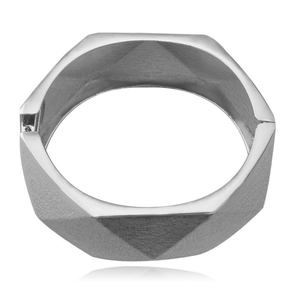 Vintage Exaggerated Punk Bracelets Chunky Geometric Metal Bracelets  Jewelry Gift