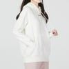Nike Kangaroo Pocket Logo Print Hoodie Women Hoodie White DQ5861-133
