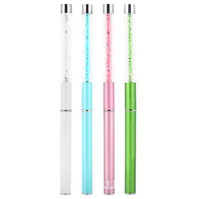 4 Colores Pincel para Pestañas y Cejas Aplicador de Mascara Rulos Extensión de Pestañas Peine para Cejas