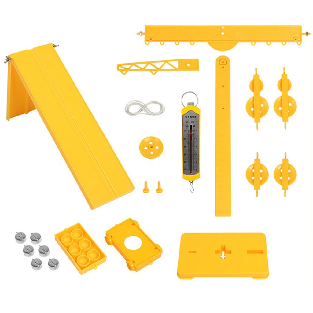 Kids Physics Learning Props Pulley and Lever Mechanics and Friction Experiment Set Hands On Science Educational Toy