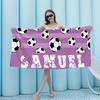 Custom Name Beach Towel Personalized Self‑Defined Name Microfiber Quick Dry Soft Absorbent Large Beach Towel for Summer Vacation