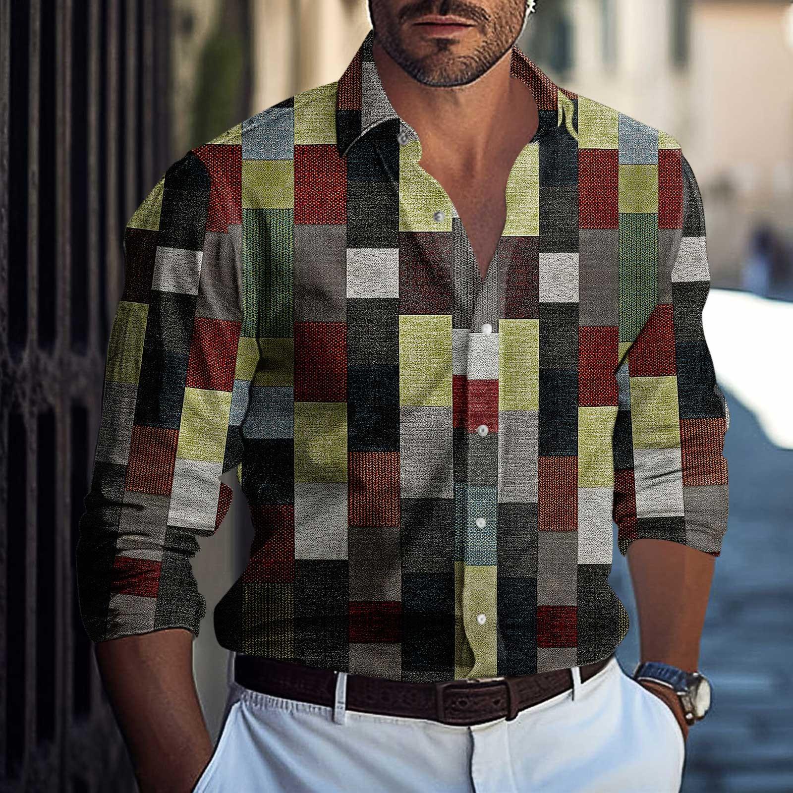 

Мужская летняя новая свободная рубашка с длинным рукавом с принтом, кардиган, пляжная рубашка XXXL