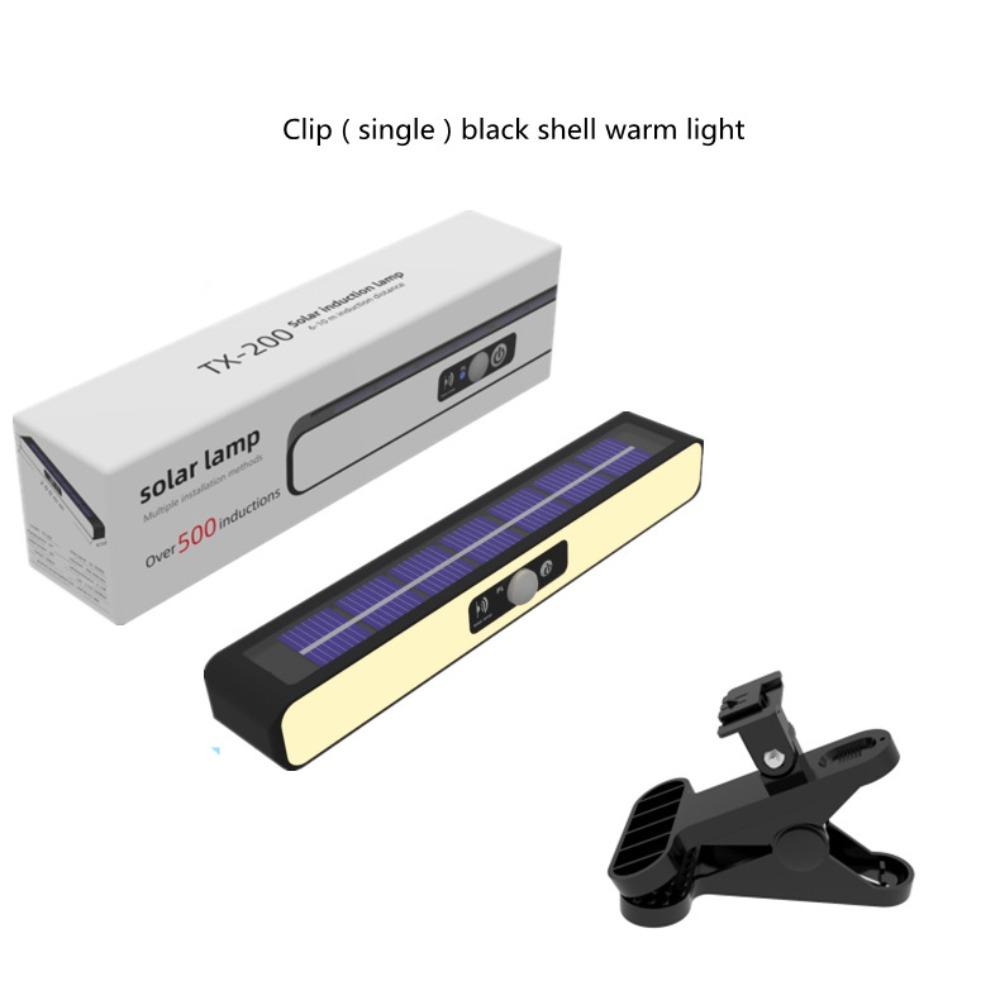 

Bright Solar Sensor Light Clip On Outdoor Yard Garden Lighting Portable Fence Lights Warm Light