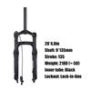 BOLANY Snow Bike Fork 20/26" Magnesium Alloy Air Fork 120mm Travel Shock Suspension 4.0 Fat Tire Fork Bike Accessories