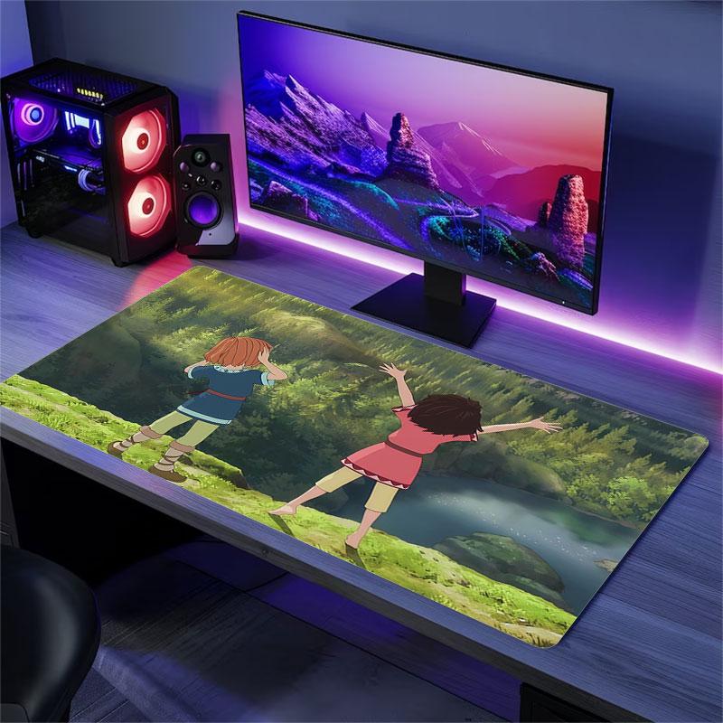 Ronja Mouse Pad, Large Gaming Desk Mat, Non-slip XXL Mousepad for Laptop & Tablet, Mini PC Playmat with Stitched Edges