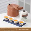 Lingxue White Porcelain Travel Tea Set