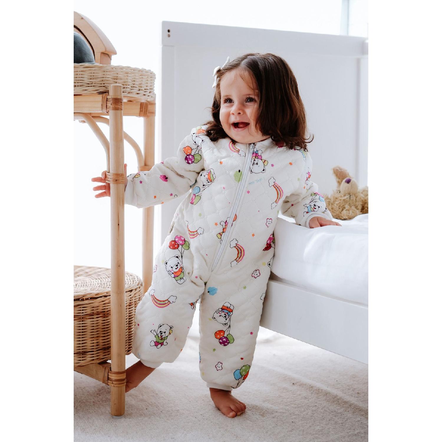 

Lamb Welsoft Filled Astronaut Baby Girl Sleeping Bag Teddy Bear 12-18 AY экрю