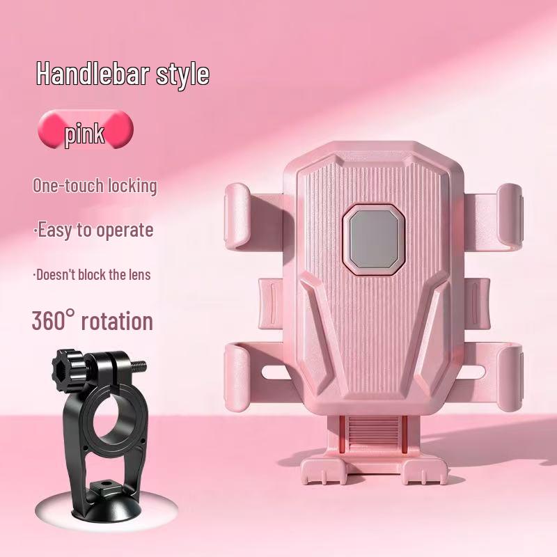 Shock-Absorbing Phone Mount for Electric Vehicle & Bicycle - Outdoor Riding Navigation Holder