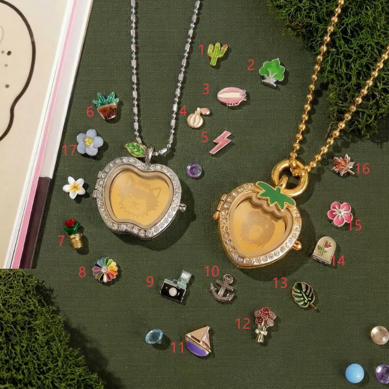 Openable Pendant Necklace Cute Shape Accessories Exquisite Diy Accessories Light Luxury Cute Style Jewelry With Necklace