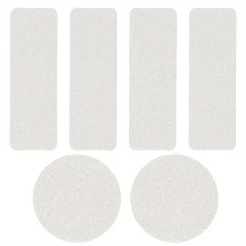 A set of 6 patches, sports shoe repair patches, shoe side damage, inner lining hole repair, shoe heel wear repair patches