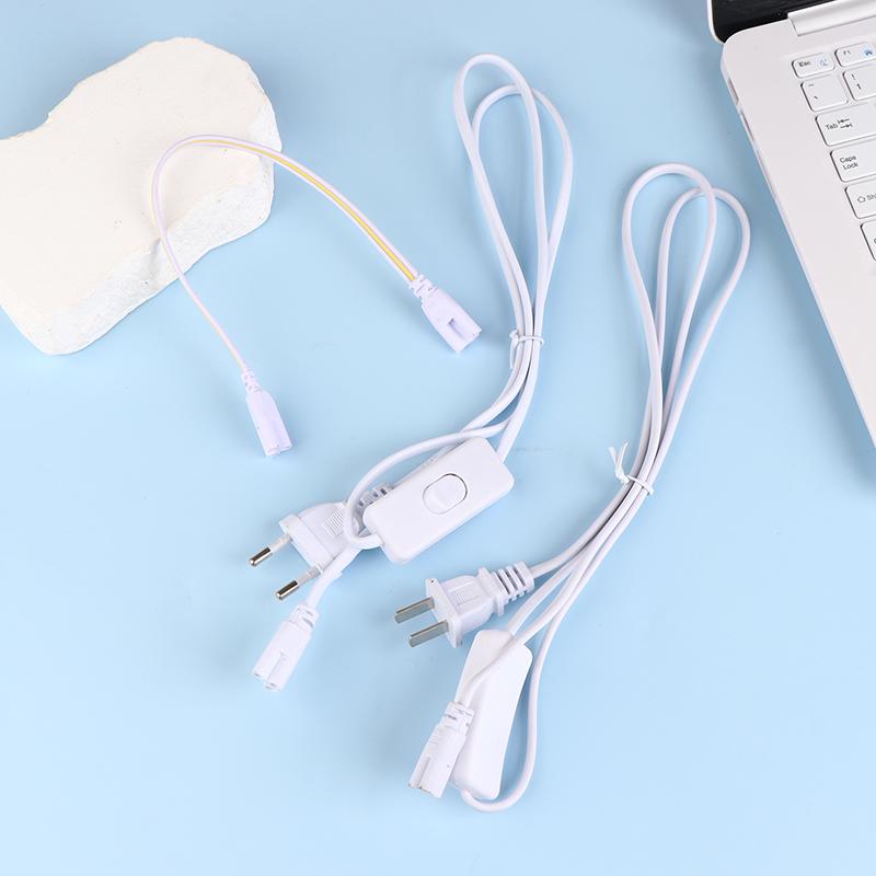 1Pc T5 T8 3Pin Led Tube Connector Cable Wire With Switch T5 T8 Extension Cord For Integrated Led Fluorescent Tube Light Bulb