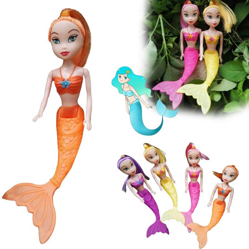 Meerjungfrauen-Puppe Mädchen Geschenk Plastikspielzeug Prinzessin Fee Kinder Kinder Spielzeug