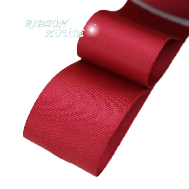 (10 метров/лот) 38 мм Репсовая Лента Оптом Упаковка Подарков Рождественские Декоративные Ленты бордовый